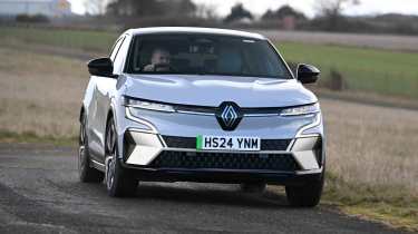 Renault Megane E-Tech - front cornering, alt